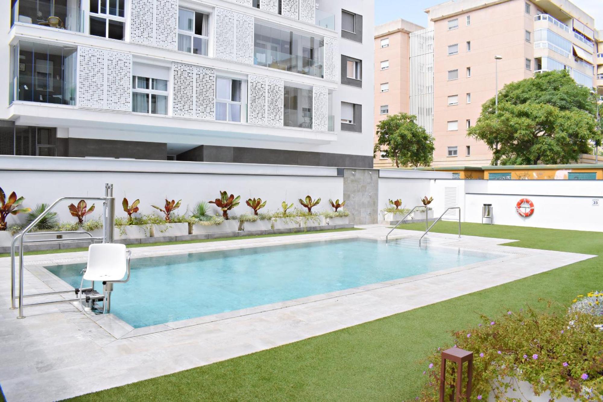 Amalia'S Home: Luminoso Apartamento Muy Cerca De La Playa Málaga Exterior foto